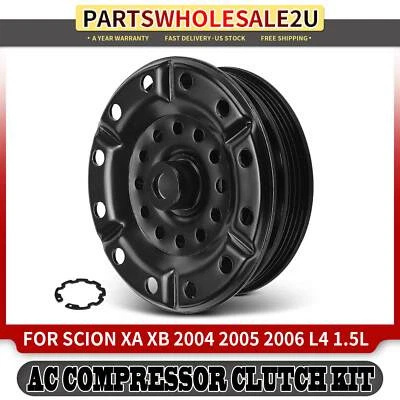 AC Compressor Clutch Kit With 5SE09C Compressor for Scion xA xB 2004 2005 2006 - Imagem 1 de 4