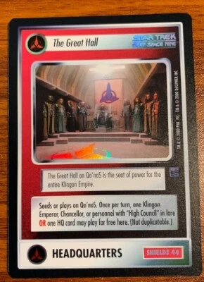 2000 Decipher Star Trek Reflections The Great Hall Used Free Shipping - Image 1 of 2