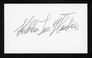 Tarjeta índice firmada por el ganador del Premio Nobel Sheldon Lee Glashow 3x5 G1309 - Imagen 1 de 1