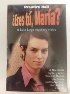 Eres Tu, Maria? Prentice Hall Spanish Lola Lago Mystery Video VHS Box Set New - Picture 1 of 4