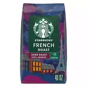 Starbucks Dark French Roast Ground Coffee, 40 oz. - Picture 1 of 5