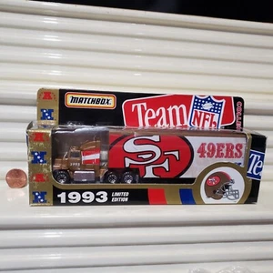 Matchbox Limited Edition 1993 1/80 NFL SAN FRANCISCO 49ERS Truck Nu in Excnt Box - Bild 1 von 6
