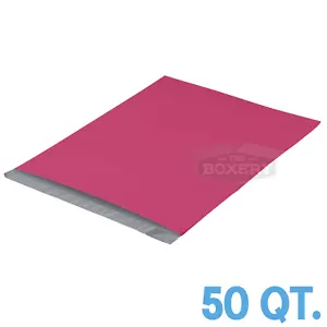 50 - 14.5x19 SOBRES DE POLIETILENO ROSA BOLSAS 14.5 x 19 - 2.5MIL The Boxery - Imagen 1 de 2