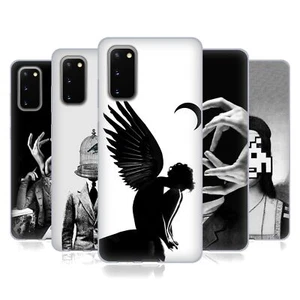 OFFICIAL LOUIJOVERART BLACK AND WHITE SOFT GEL CASE FOR SAMSUNG PHONES 1 - Picture 1 of 15