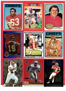 Kansas City Chiefs Wholesale Lot of 163 Cards! Inserts! Vintage Cards! Rookies!