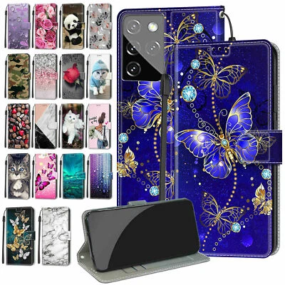 Cat Flower Wallet Phone Case For Google Pixel 9 8 7 6 9A 8A 7A 6A Alcatel 3L 1S - Image 1 of 4