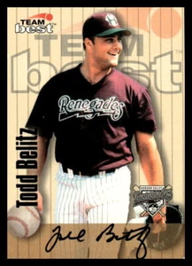 Todd Belitz 1998 Team Best #NNO Autographs Signature Series Baseball Card - Picture 1 of 2