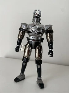BANDAI 1997 METALLIX BEETLE BLAST’N MORPHIN TITANIUM SILVER BEETLEBORG FIGURE - Imagen 1 de 4