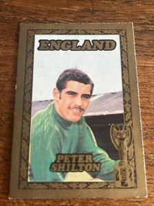 A & B.C. GUM, '1970 WELTCUP FUSSBALL' (GOLD GEPRÄGT) PETER SHILTON 1970. - Bild 1 von 2