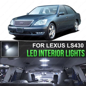 20x White 6000K LED Lights Interior Package Kit For 2001-2006 Lexus LS430 LS-430 - Picture 1 of 11