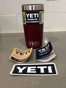 Vaso YETI Rambler 10 oz Wild Vine rojo con tapa MAGSLIDER - Imagen 1 de 6