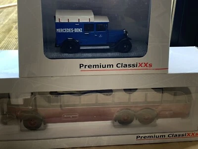 MODELOS DE COCHE MERCEDES BENZ O 10000 Y L1000 EXPRESS 1/43 DE PREMIUM CLASSIXXS Foto 1 de 4