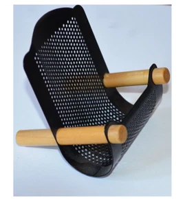Soporte universal para teléfono móvil negro de hierro forjado de opciones artesanales - Imagen 1 de 3