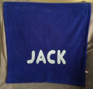 NEW: Port Print Personalised Blanket - JACK - with matching pillowslip
