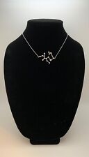 Sagittarius *Zodiac* Necklace with Cubic Zirconia 16"-18" Sterling Forever