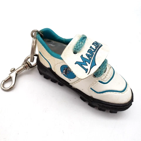 Vintage 1992 Florida Marlins Baseball Cleat Shoe Key Chain Keychain Key Ring Cover