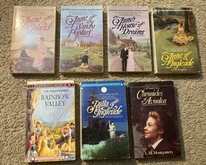 7 books from Anne of Green Gables Series by LM Montgomery #3-8, Chronicles - Imagen 1 de 3