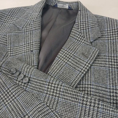 Chaqueta Blazer De Colección Polo Ralph Lauren 48R Tweed Como DEFECTO 24x33 EE. UU.  Foto 1 de 4