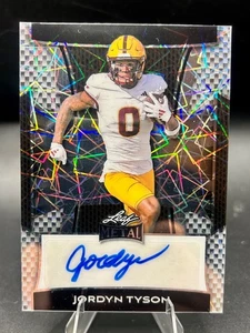 Hoja Optichrome Jordyn Tyson 2025 autógrafo BA-JT5 fútbol americano ASU - Imagen 1 de 2
