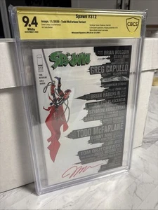Spawn 312 CBCS 9.4 McFarlane variante Skyline FIRMATO DA JIM LEE NON CGC - Foto 1 di 3