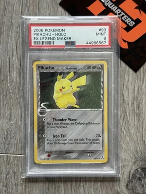 2006 POKEMON EX LEGEND MAKER #93 PIKACHU-HOLO PSA 9 - Image 1 of 2