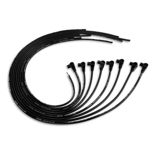 Juego de cables de bujías Taylor 73051; Spiro Pro 8 mm negro 90 grados Universal - Imagen 1 de 4