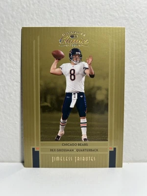 2005 Donruss Classics #’d /25 Timeless Tributes GOLD Rex Grossman #17 - Image 1 of 2