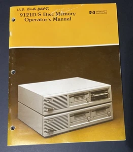 HP 9121D/S Disc Speicher Bedienungsanleitung - Bild 1 von 7