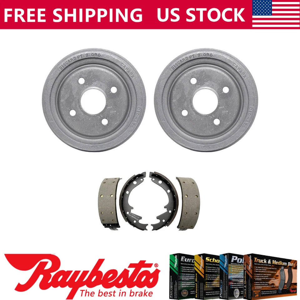 Kit de tambores de freno delanteros y zapatas de freno para Ford Maverick 1970-1972 - Raybestos Foto 1 de 4