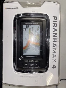 Humminbird: PiranhaMAX 4 Fischfinder - Dual Beam Sonar | NEU / VERSIEGELT - Bild 1 von 2
