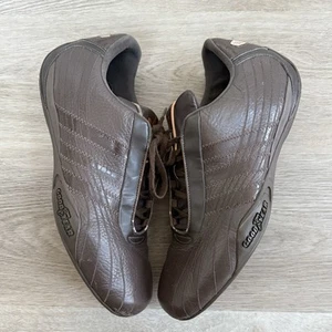 Adidas GoodYear Mens 10.5 Vintage 2007 Formula 1 Grand Prix Racing Leather Shoes - Picture 1 of 9