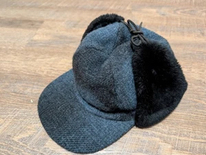 Vintage Selfter Associates Trappermütze Mütze Ohrenschützer Winter blau Größe XL - Bild 1 von 5