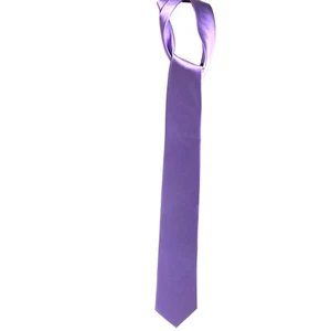 Lavender Silk Tie. 0S - Picture 1 of 4
