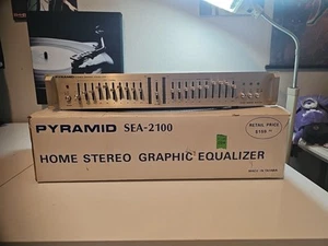Ecualizador gráfico estéreo piramidal vintage Sea-2100 con caja original. - Imagen 1 de 8