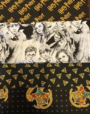 Harry Potter Fat Quarters  Bundle of 4 #1 - Image 1 of 4