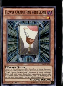Yugioh Flower Cardian Pine 1st Edition Dragons of Legends: Unleashed Holo LP - Picture 1 of 2