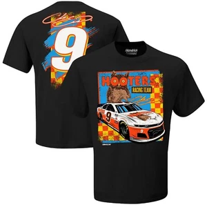 T-shirt Chase Elliott Hooters Racing - TAGLIA: 3XL - stile ritorno - NUOVA CON ETICHETTA - Foto 1 di 4