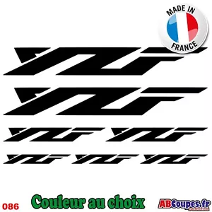 7 Stickers Autocollants YZF - Yamaha YZF YZFR125 YZFR6 YZFR1 R125 R6 R1 -086 - Imagen 1 de 3