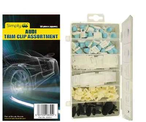 Simply Audi Car Door Bonnet Trim Clips Screws Fixings Kit Assortment Pack - Picture 1 of 2