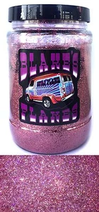 1lb Blakes Metal Flake .015 Alpha Pink Prismatic Hot Rod Custom Automotive - Picture 1 of 3
