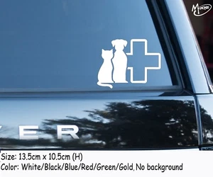 VET Car Sticker Reflective Veterinary symbol wall stickers decals best gifts3 - Picture 1 of 2