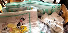 baby looney tunes crib set walmart