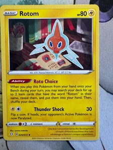 Rotom Non Holo English Pokemon TCG BKAA854 - Picture 1 of 1