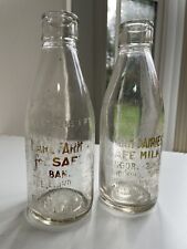 Купить Vintage Milk Bottles x 2. Welsh Dairy. ‘Marl Farm’ North Wales.