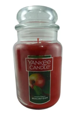 Yankee Candle NEW Original MACINTOSH Apple Large 22oz Jar Housewarmer 115436 - Image 1 of 4