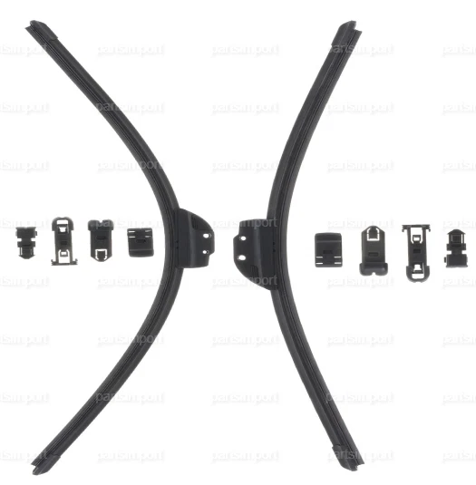 Juego de 2 escobillas limpiaparabrisas delanteras (L+R) BOSCH para Volvo C30 S40 V50 XC60 Foto 1 de 1