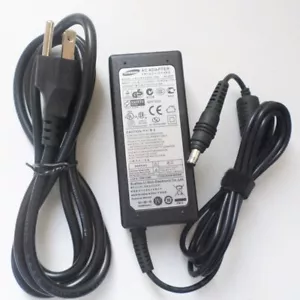 Genuine AC Adapter Charger For Samsung NP-R580-JSB1US R580-JSB1 QX410-S02US 60W - Picture 1 of 4
