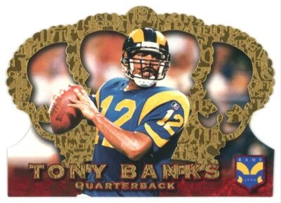 1996 Pacific Crown Royale Tony Banks RC St. Louis Rams #CR-19 - Image 1 of 2