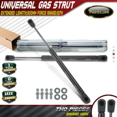 2x Gas Struts 300mm Extended for Flexiglass Canopy Side Match C16-09903 24lbs - image 1 of 4