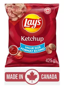 Lays Ketchup Chips (425g) Large Value Size Made in Canada Popular Snacks Famous - Bild 1 von 7